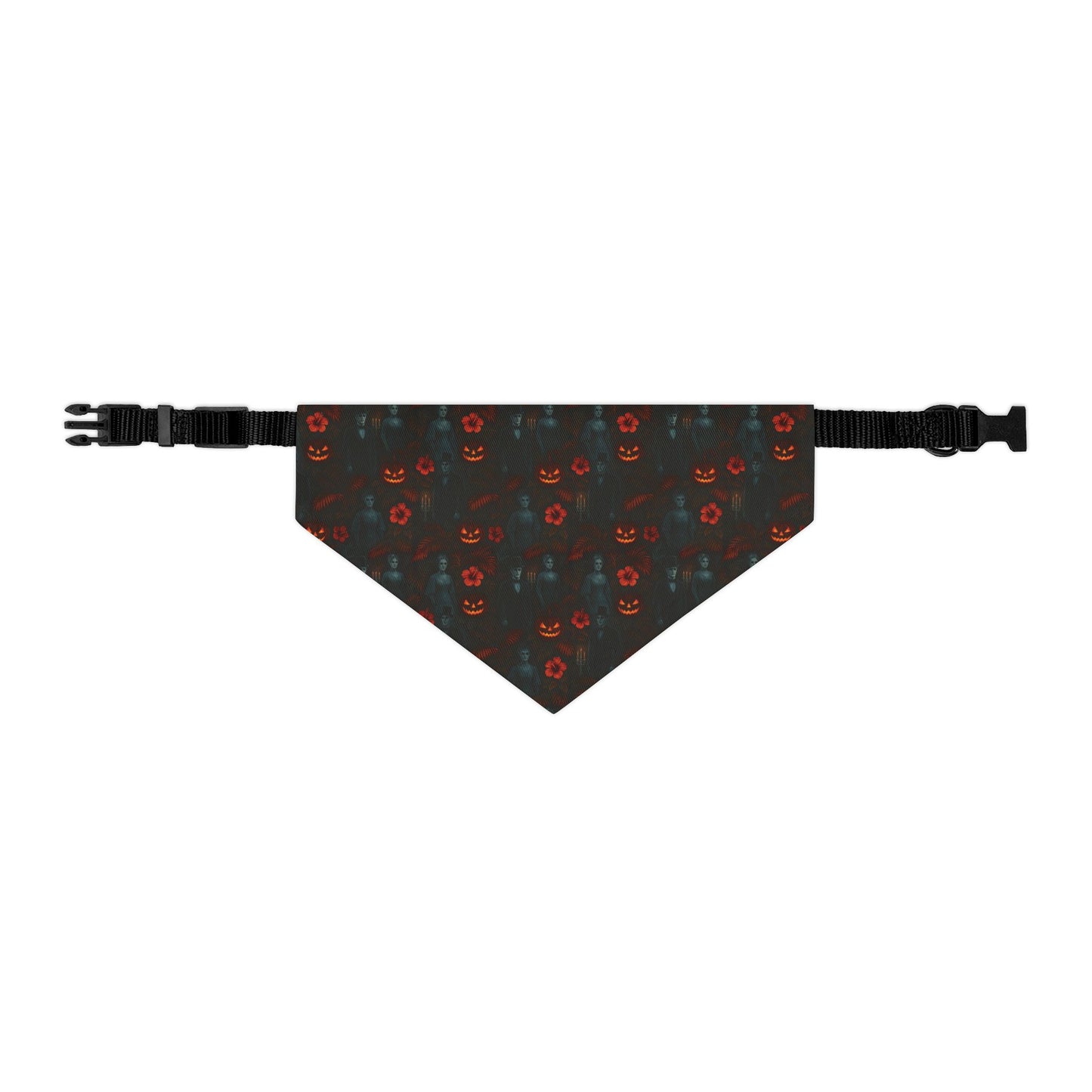999 Luau - Halloween Hawaiian Pet Bandana Collar
