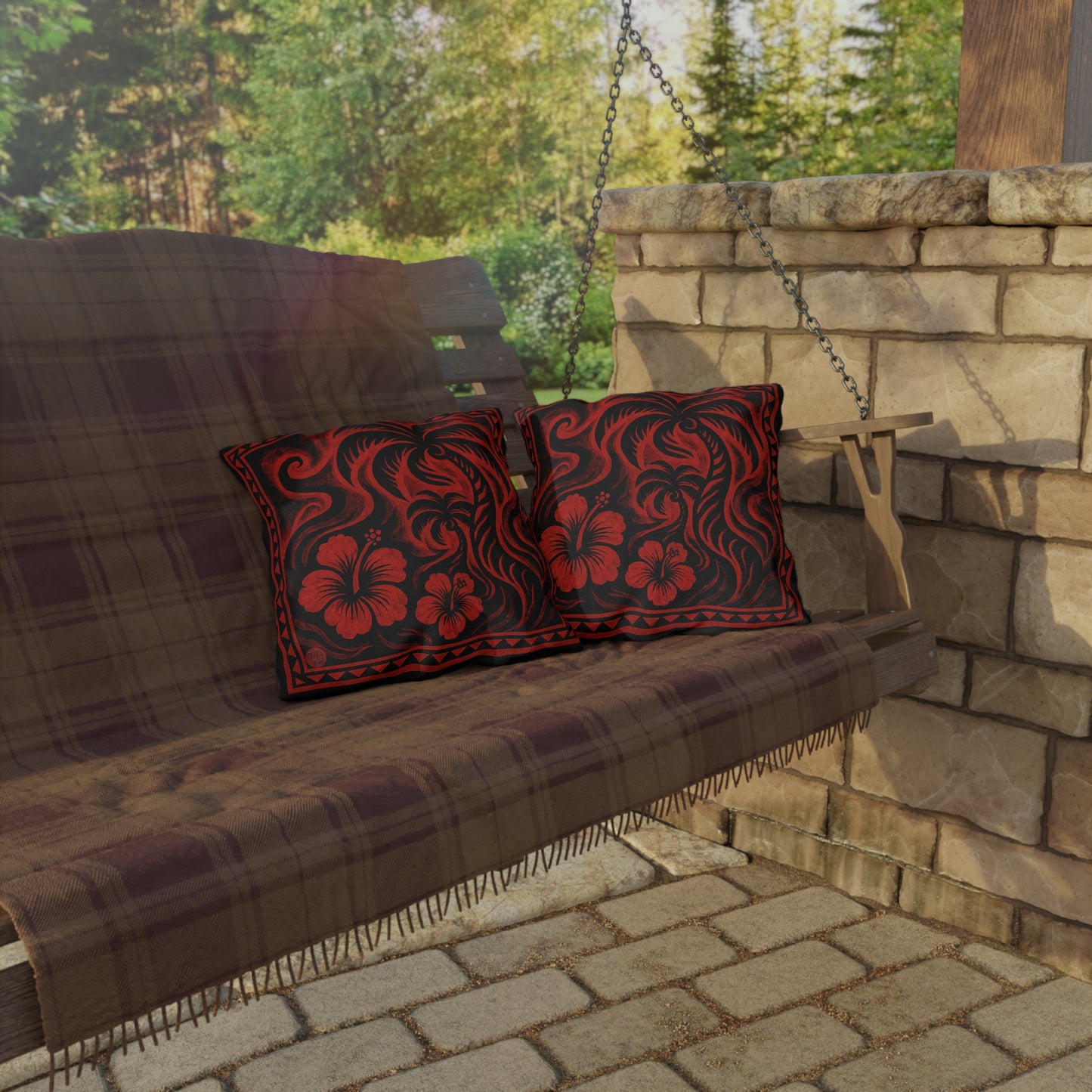 Pele's Inferno - Outdoor Throw Pillow