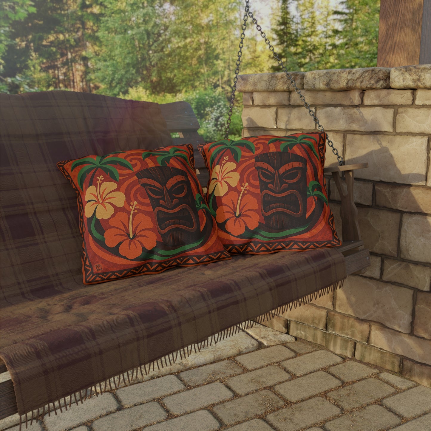 The Polynesian - Outdoor Throw Pillow