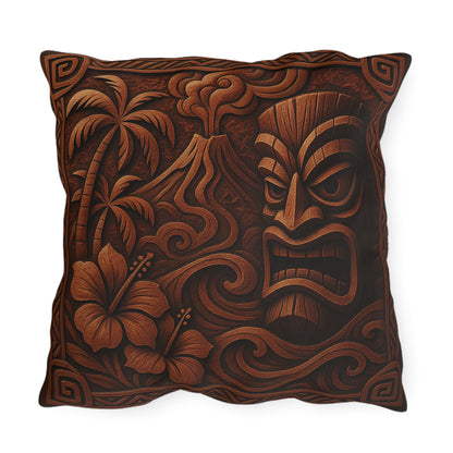 Island Chocolate Factory - Outdoor Throw Pillow