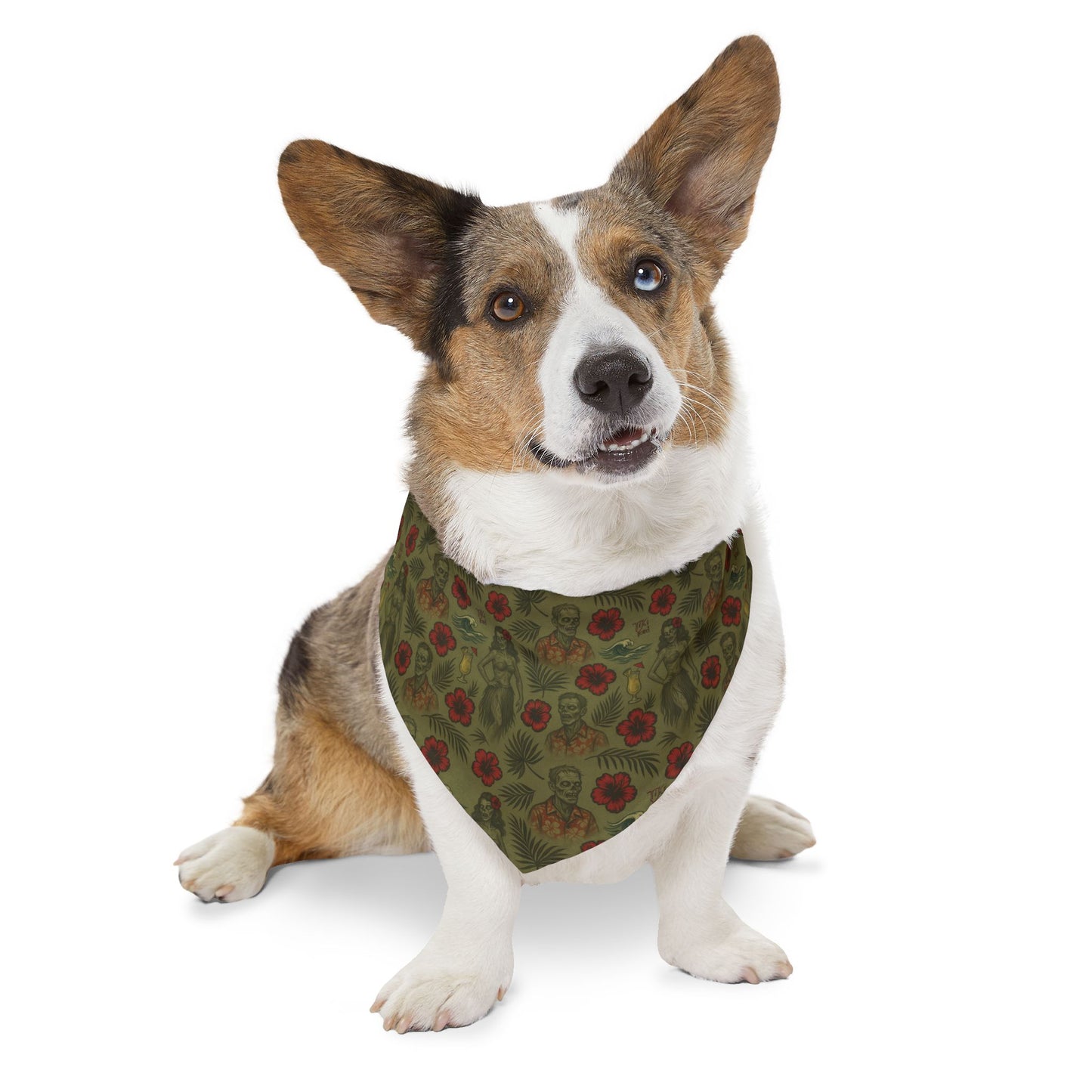 Revenant Luau - Zombie Hawaiian Pet Bandana Collar