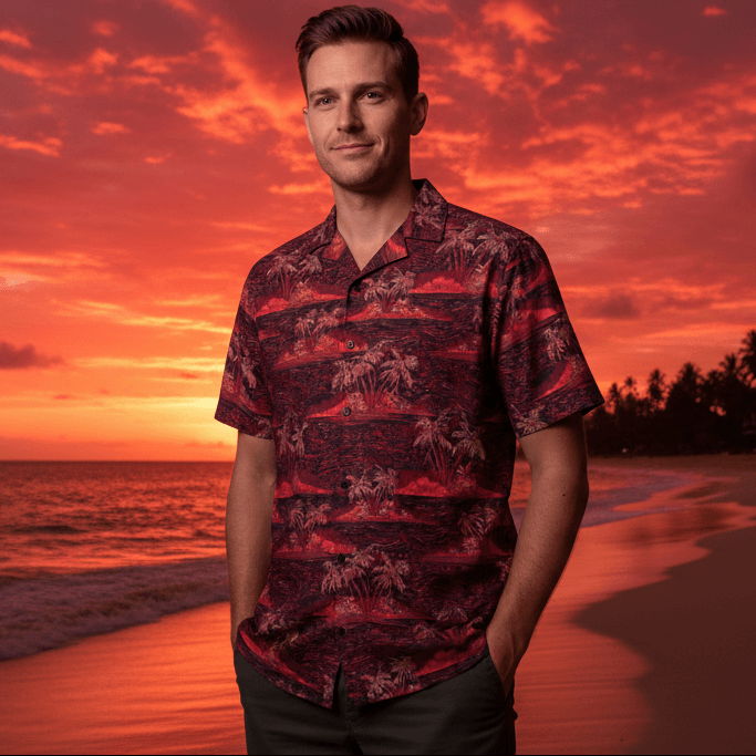 Crimson Cove - Hawaiian Shirt