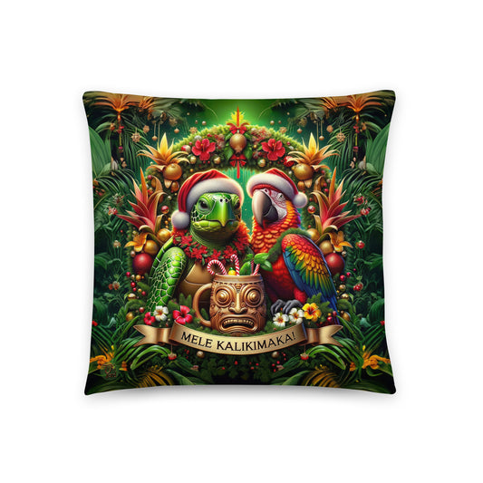 A Tiki Christmas Carol - Indoor Christmas Throw Pillow