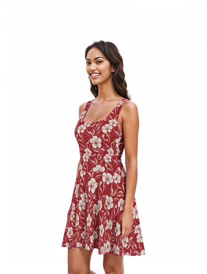 Scarlet Aloha - Hawaiian Dress