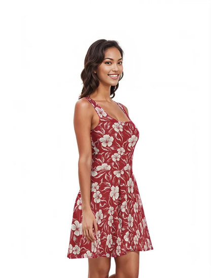 Scarlet Aloha - Hawaiian Dress