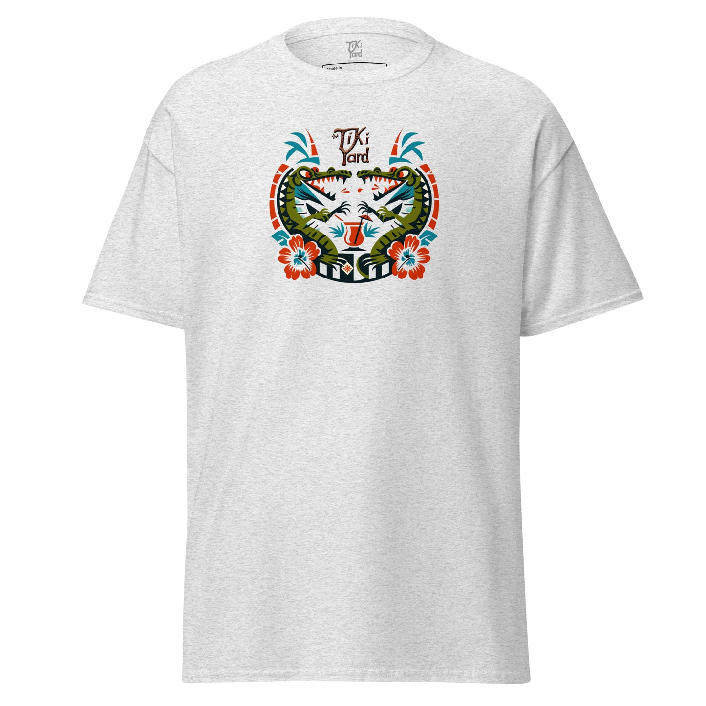 Tiki Yard Crocodiles - Men's T-Shirt