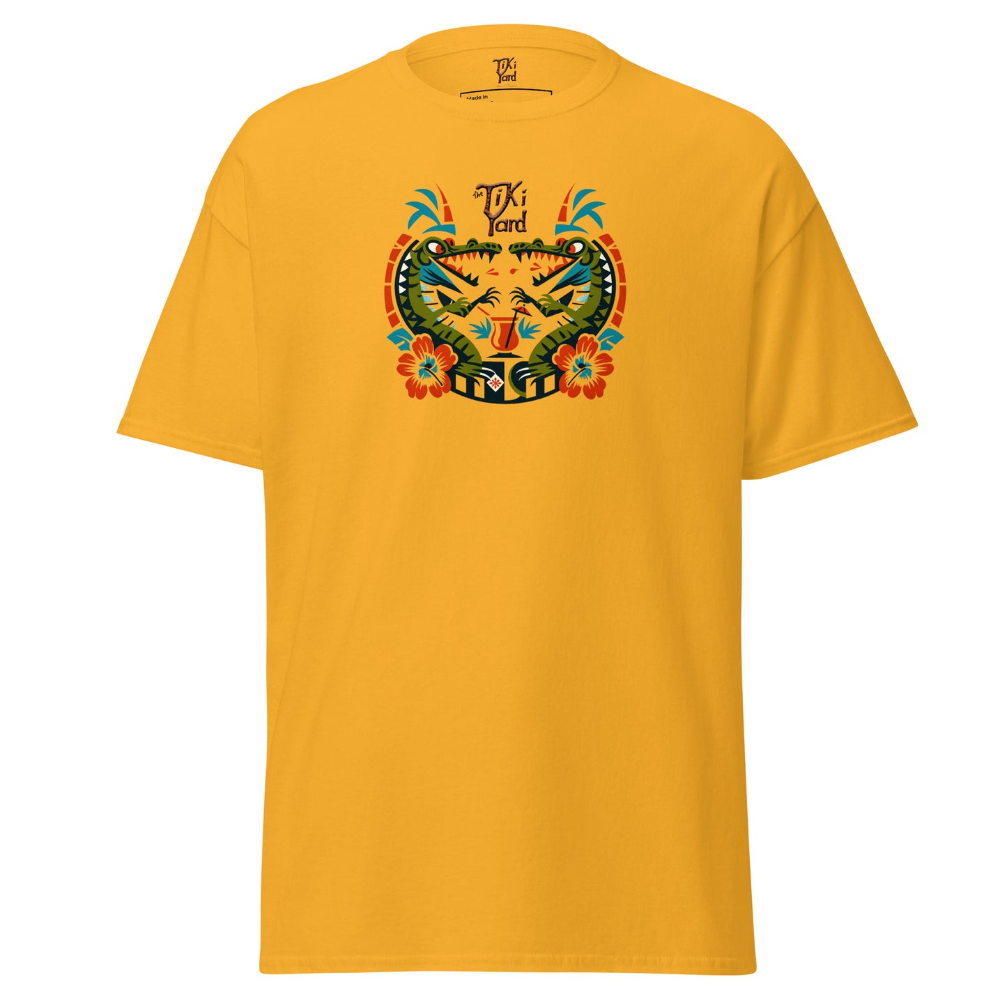 Tiki Yard Crocodiles - Men's T-Shirt