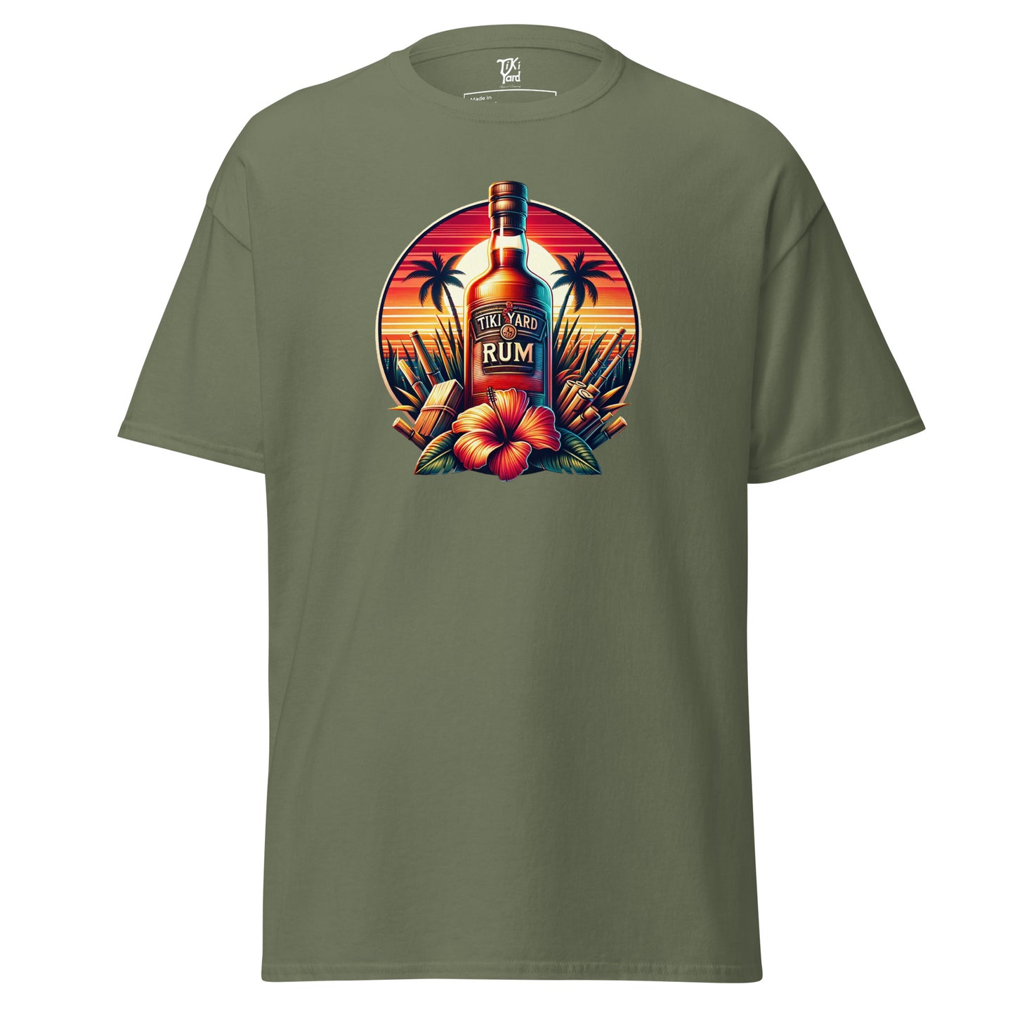 Tiki Yard Rum - Men's T-Shirt