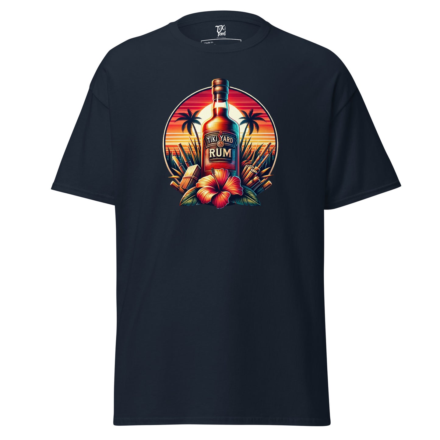 Tiki Yard Rum - Men's T-Shirt