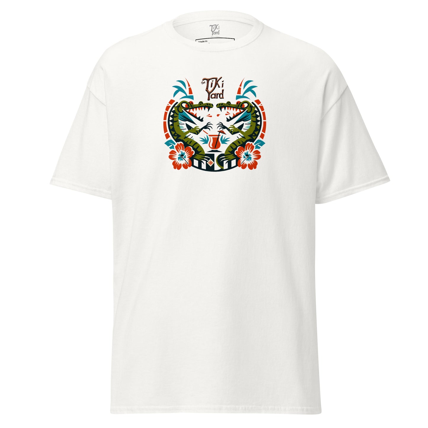 Tiki Yard Crocodiles - Men's T-Shirt