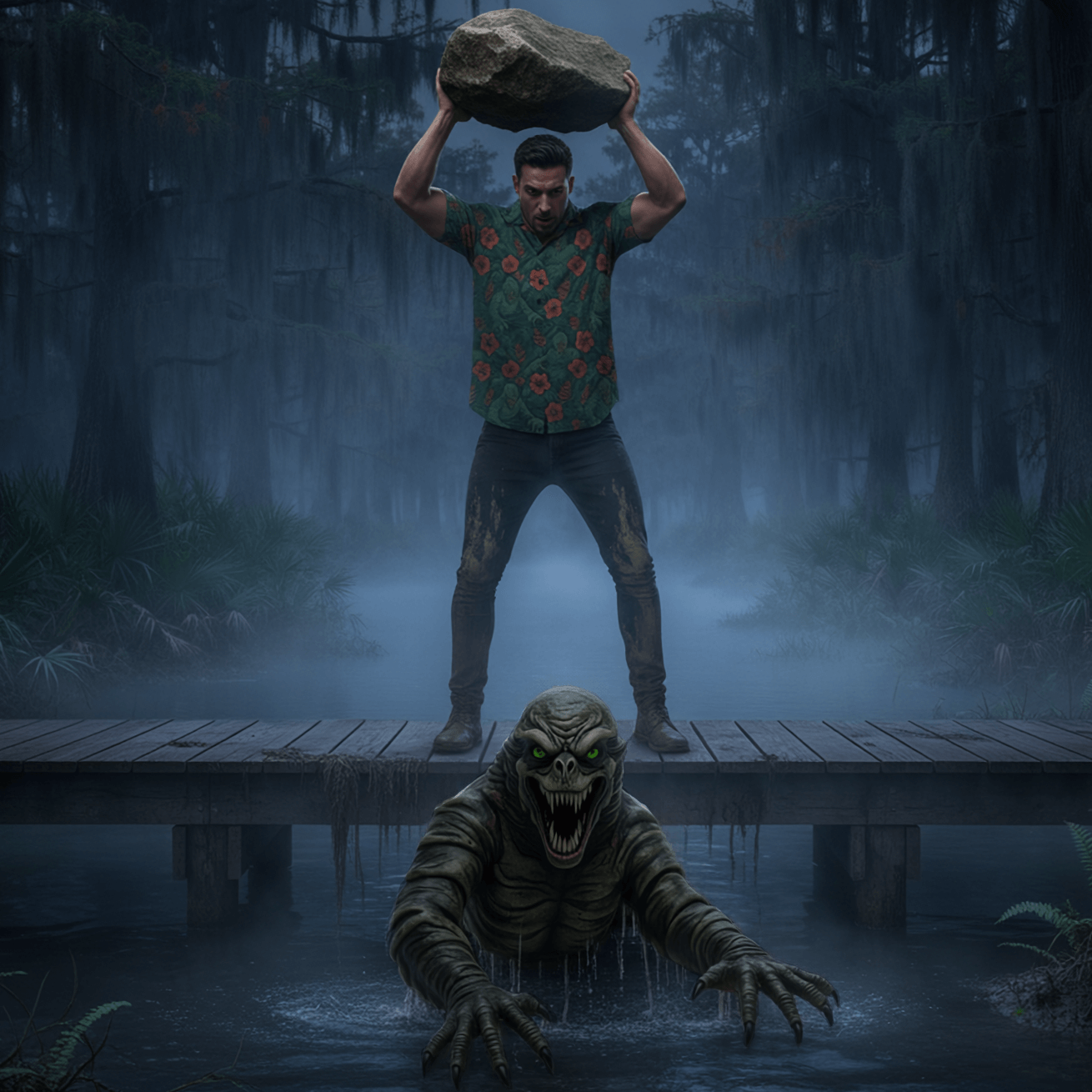 Swamp Creatures - Hawaiian Shirt