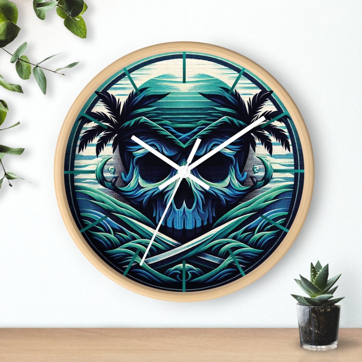 Pacific Phantom - Wall Clock - The Tiki Yard - Wall Clocks