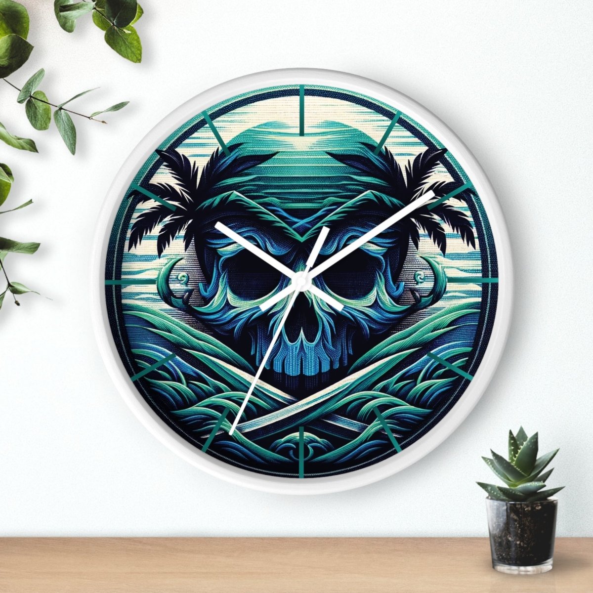 Pacific Phantom - Wall Clock - The Tiki Yard - Wall Clocks