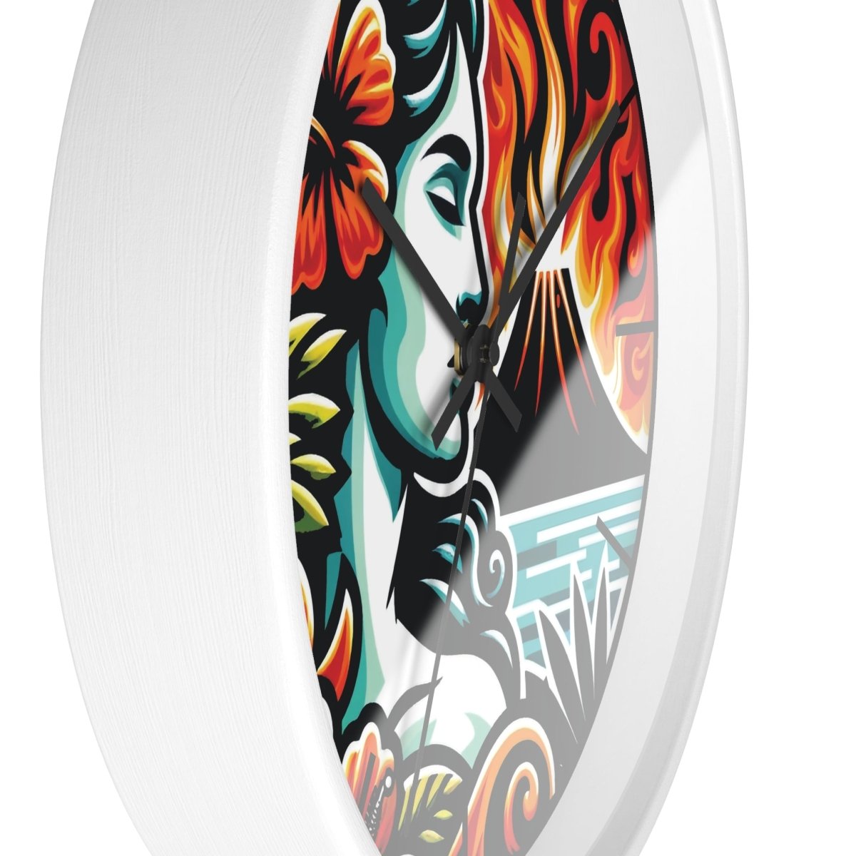 Burning Desire - Wall Clock - The Tiki Yard - Wall Clocks