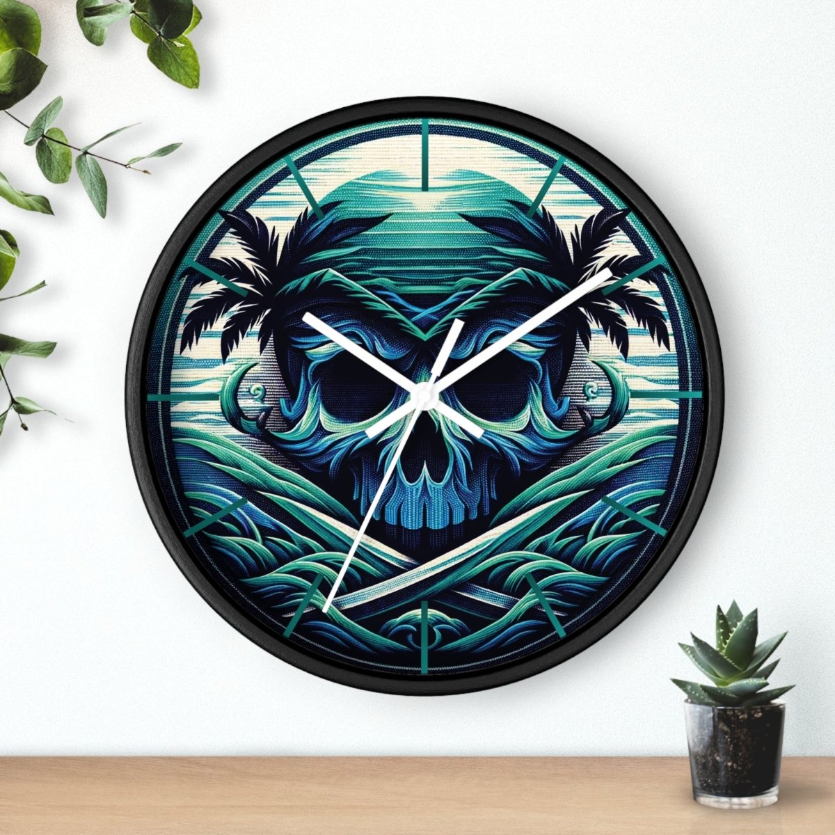 Pacific Phantom - Wall Clock - The Tiki Yard - Wall Clocks