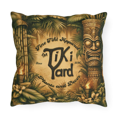 The Tiki Yard - Outdoor Throw Pillow - The Tiki Yard - Outdoor Throw Pillows