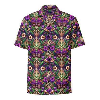 Island Carnival - Mardi Gras Hawaiian Shirt - The Tiki Yard - Men's Hawaiian Shirt