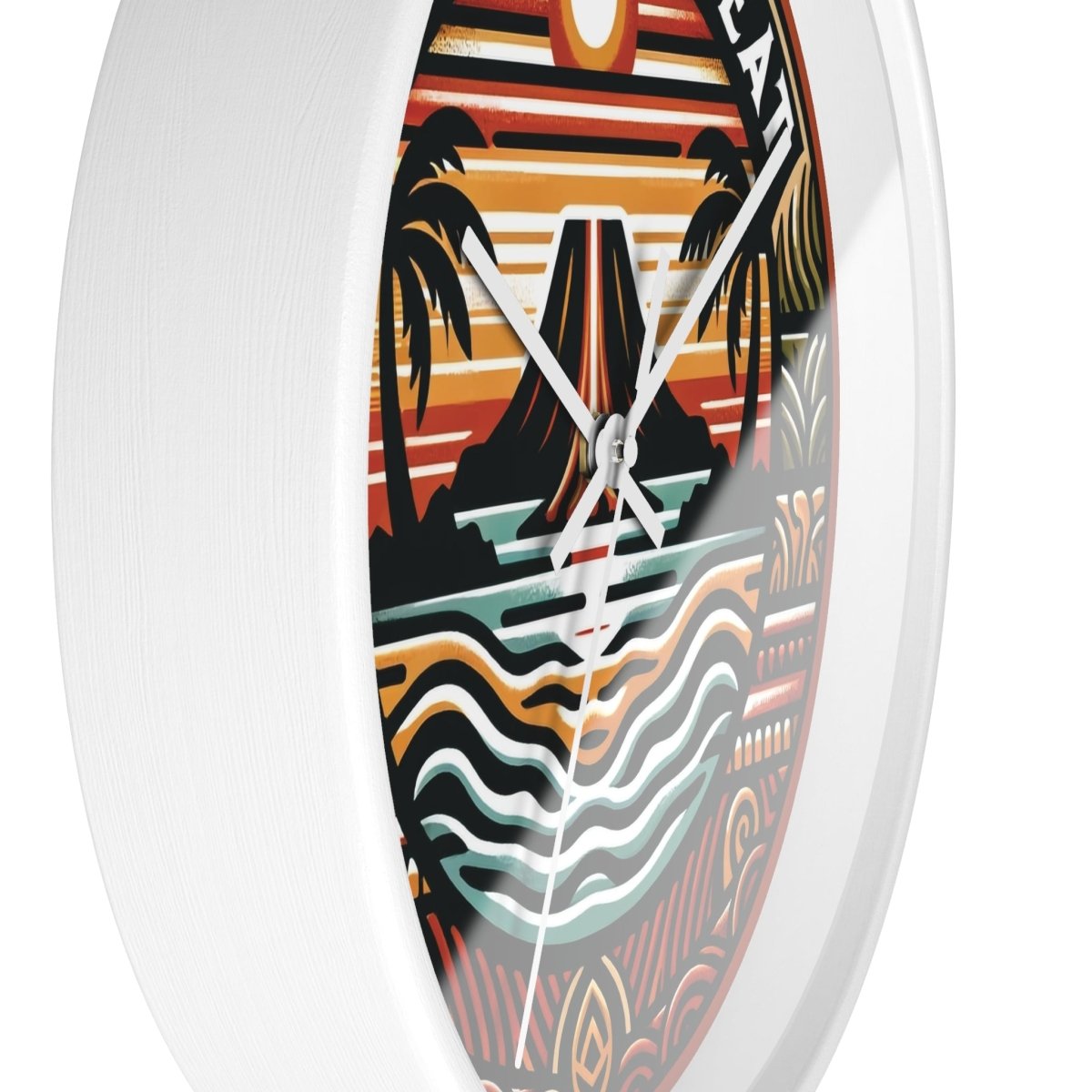 Island Retreat - Wall Clock - The Tiki Yard - Wall Clocks