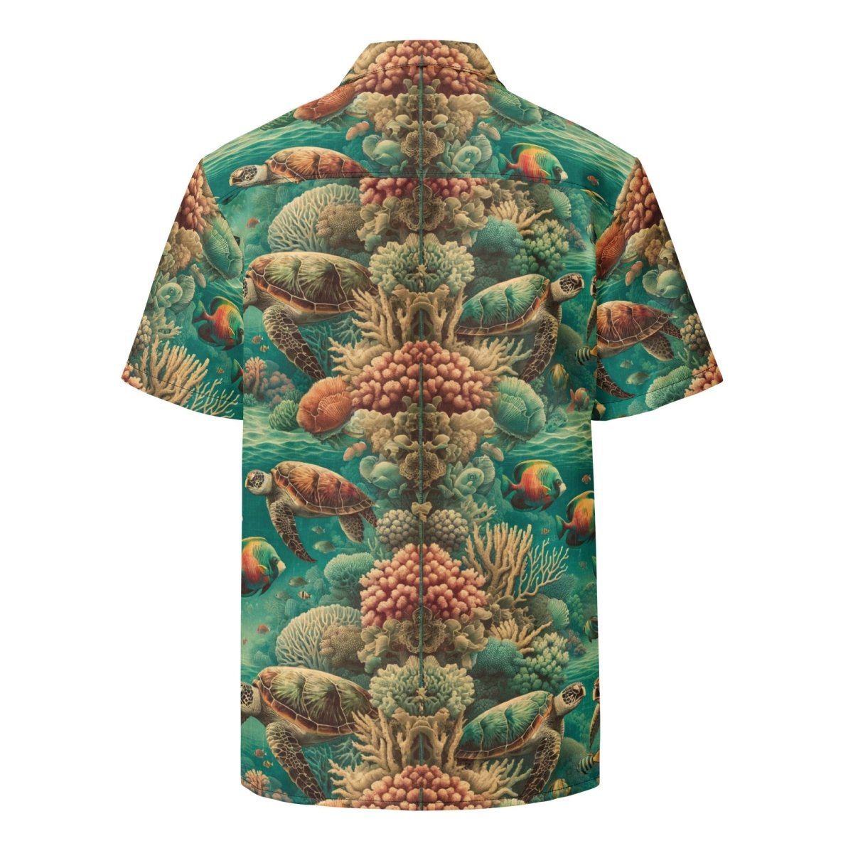 Honu Wai - Hawaiian Shirt - The Tiki Yard - Men's Hawaiian Shirt