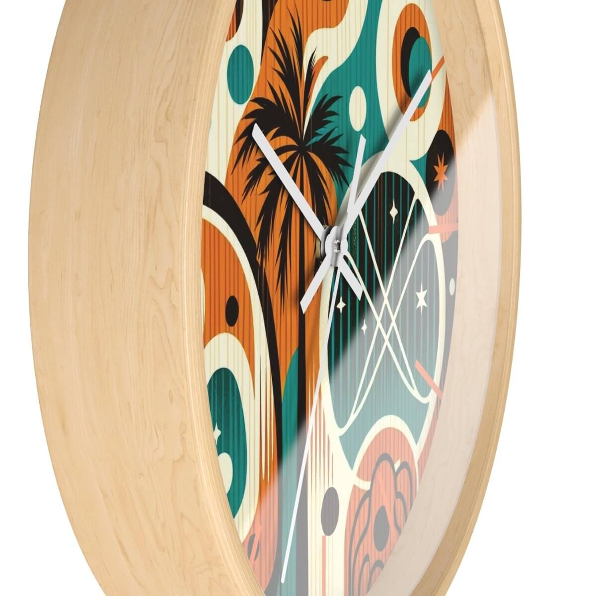 Atomic Rewind - Wall Clock - The Tiki Yard - Wall Clocks