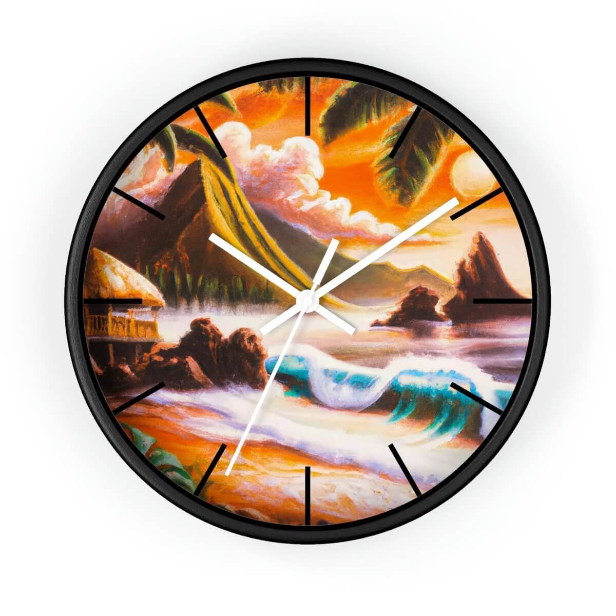 Dream Time - Wall Clock - The Tiki Yard - Wall Clocks