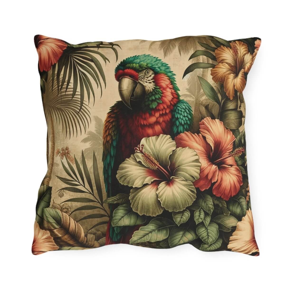 Island Huakaʻi - Outdoor Throw Pillow - The Tiki Yard - Outdoor Throw Pillows