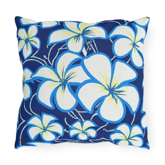 Azure Escape - Outdoor Throw Pillow - The Tiki Yard - Outdoor Throw Pillows