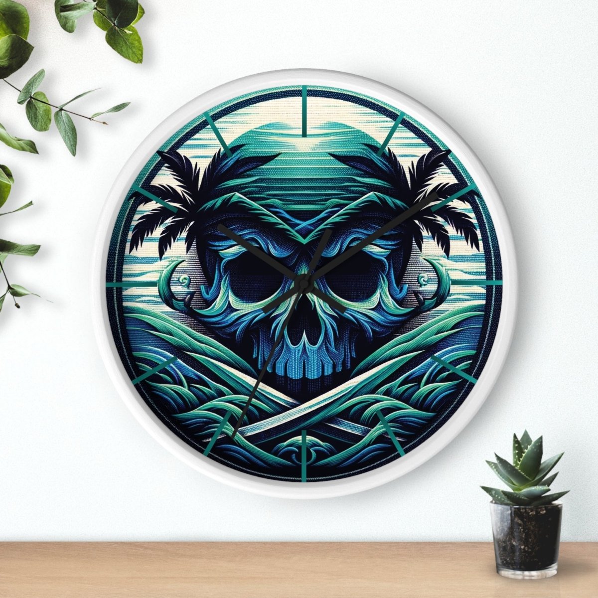 Pacific Phantom - Wall Clock - The Tiki Yard - Wall Clocks