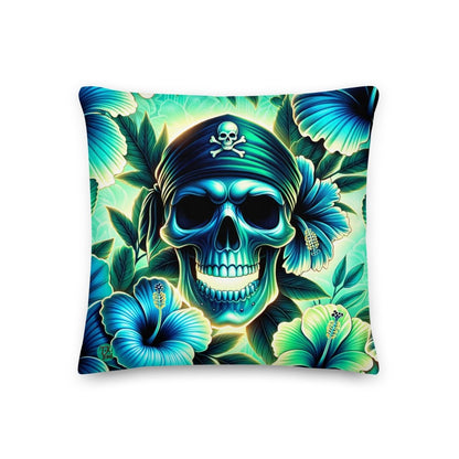 Pirates Aloha - Indoor Throw Pillow - The Tiki Yard - Indoor Throw Pillows