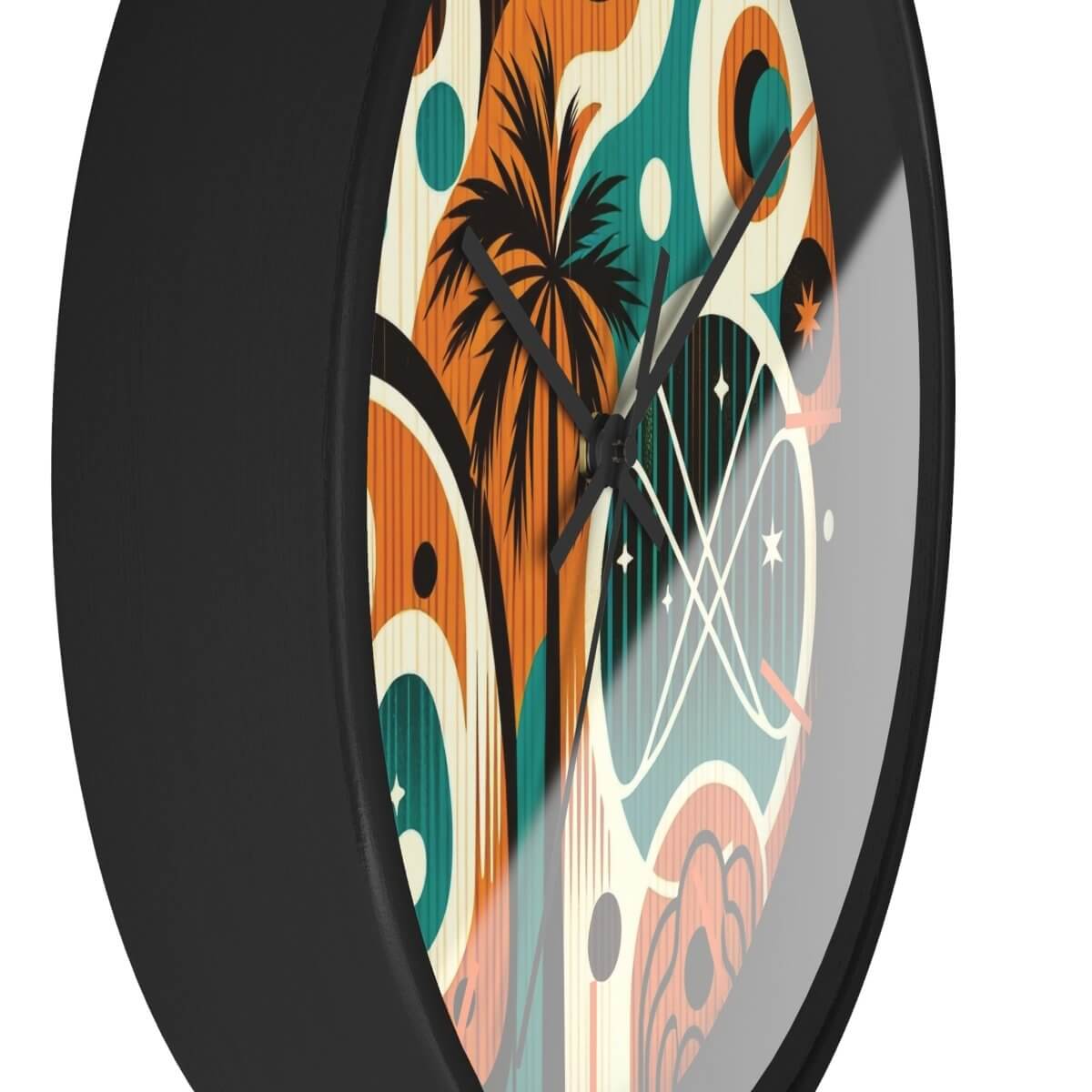 Atomic Rewind - Wall Clock - The Tiki Yard - Wall Clocks