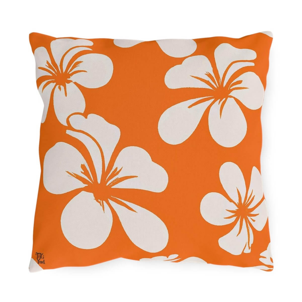 Orange Blossom - Outdoor Throw Pillow - The Tiki Yard - Outdoor Throw Pillows