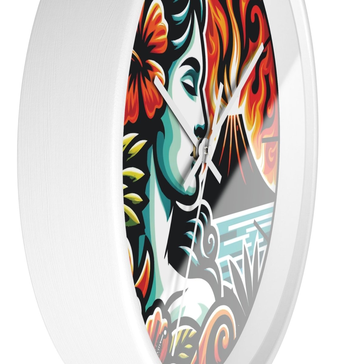 Burning Desire - Wall Clock - The Tiki Yard - Wall Clocks