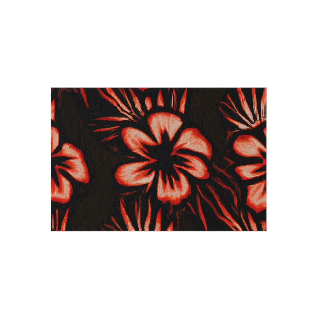 Sunset Blooms - Outdoor Rug - The Tiki Yard - Outdoor Rugs