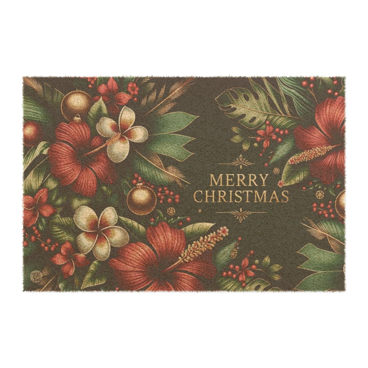 Hawaiian Christmas - Doormat - The Tiki Yard - Home Decor