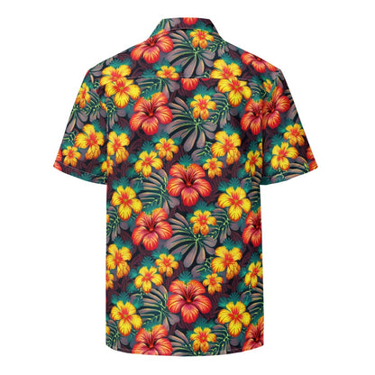 Sunset Lei - Men's Hawaiian Shirt - The Tiki Yard - Men's Hawaiian Shirt