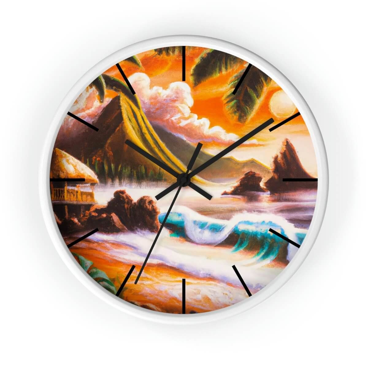 Dream Time - Wall Clock - The Tiki Yard - Wall Clocks