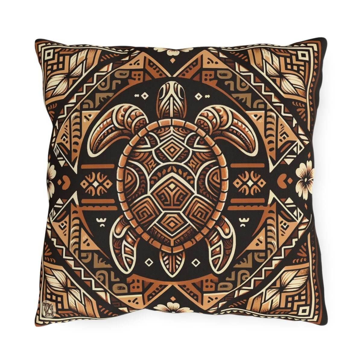 Tribal Alchemy - Outdoor Throw Pillow - The Tiki Yard - Outdoor Throw Pillows