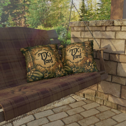 The Tiki Yard - Outdoor Throw Pillow - The Tiki Yard - Outdoor Throw Pillows