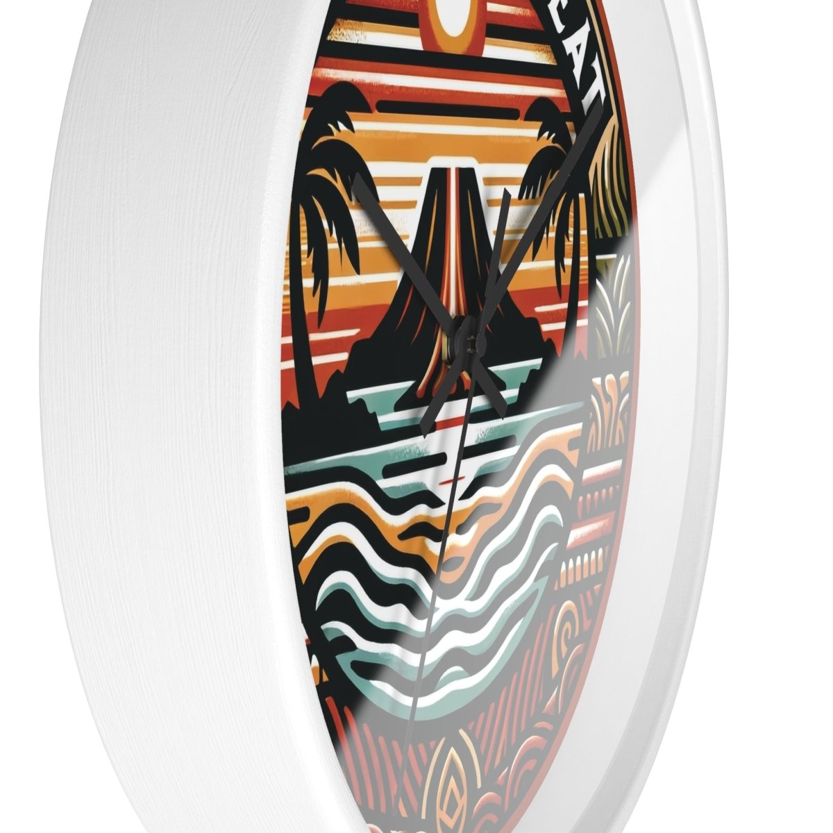 Island Retreat - Wall Clock - The Tiki Yard - Wall Clocks