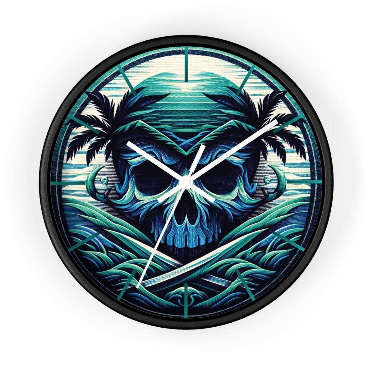 Pacific Phantom - Wall Clock - The Tiki Yard - Wall Clocks