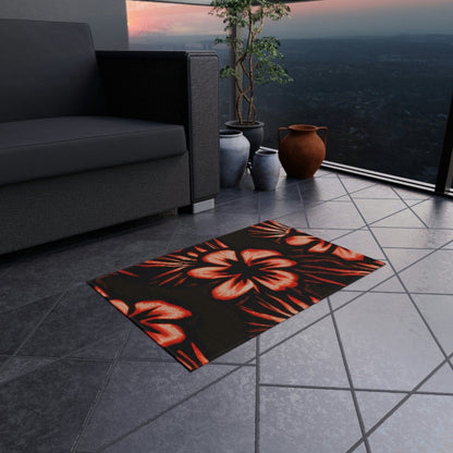 Sunset Blooms - Outdoor Rug - The Tiki Yard - Outdoor Rugs