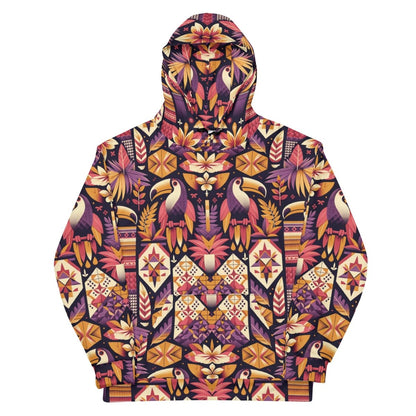 Toucan Serenade - Women's Hoodie - The Tiki Yard - Women's Hawaiian Hoodie