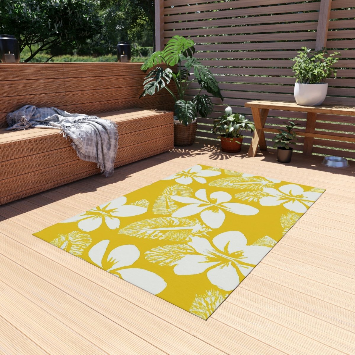 Summer Oasis - Outdoor Rug - The Tiki Yard - Outdoor Rugs