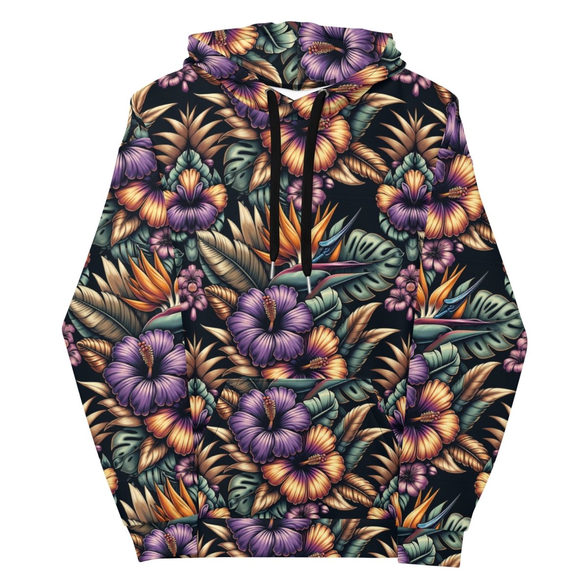 Maui Primal - Women's Hoodie - The Tiki Yard - Women's Hawaiian Hoodie