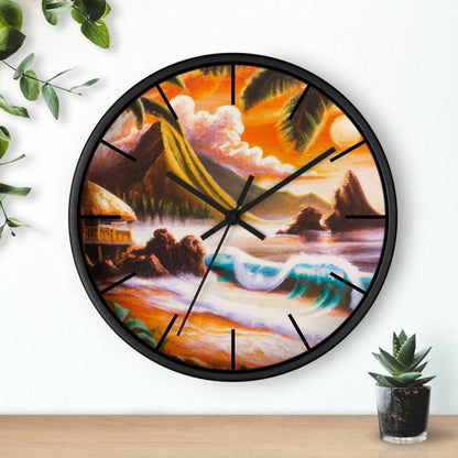 Dream Time - Wall Clock - The Tiki Yard - Wall Clocks