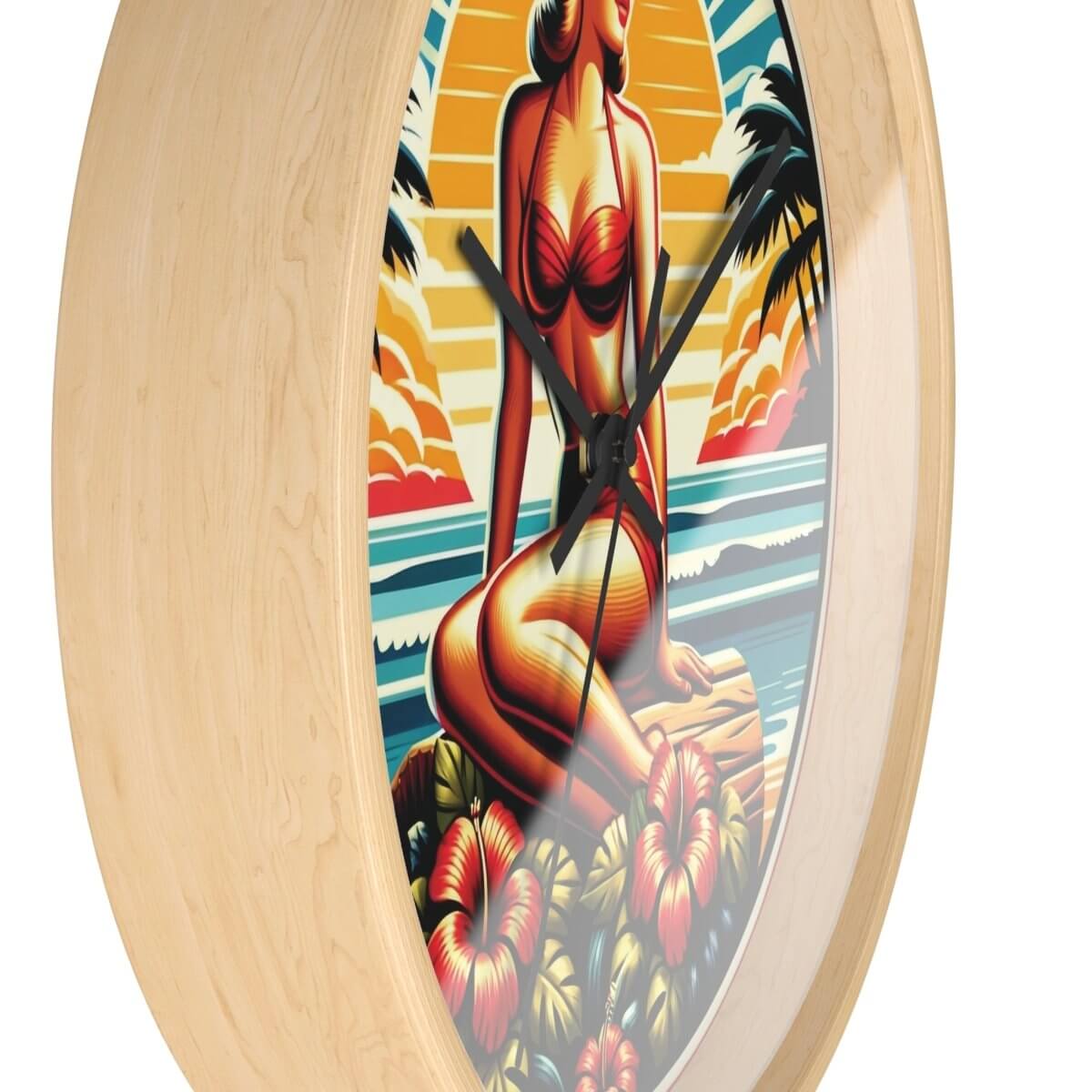 Sunset Dreams - Wall Clock - The Tiki Yard - Wall Clocks