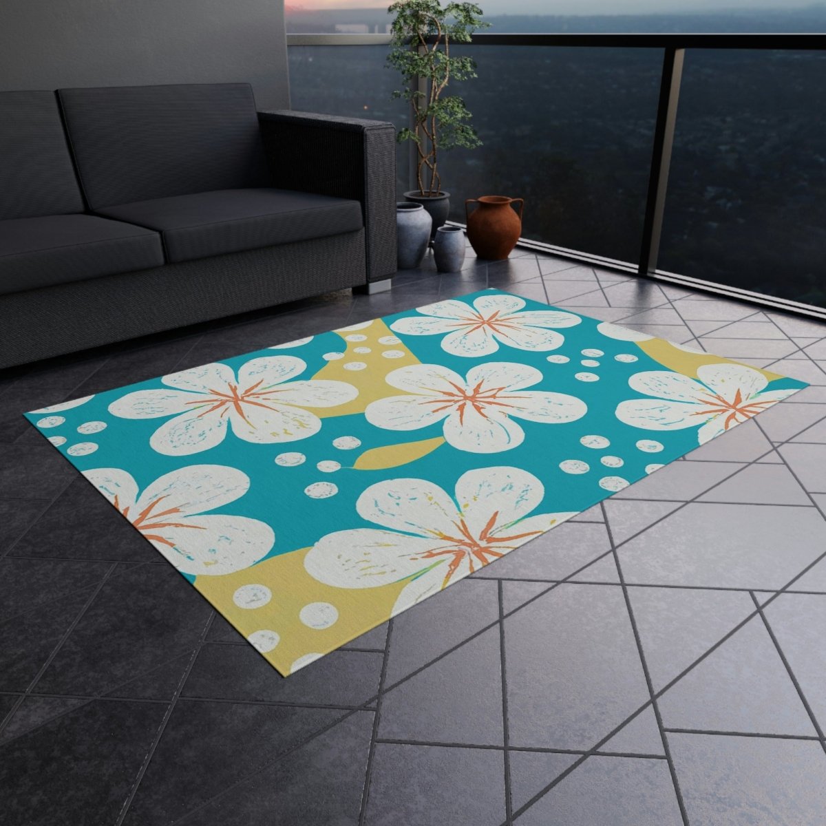 Tiki Escape - Outdoor Rug - The Tiki Yard - Outdoor Rugs