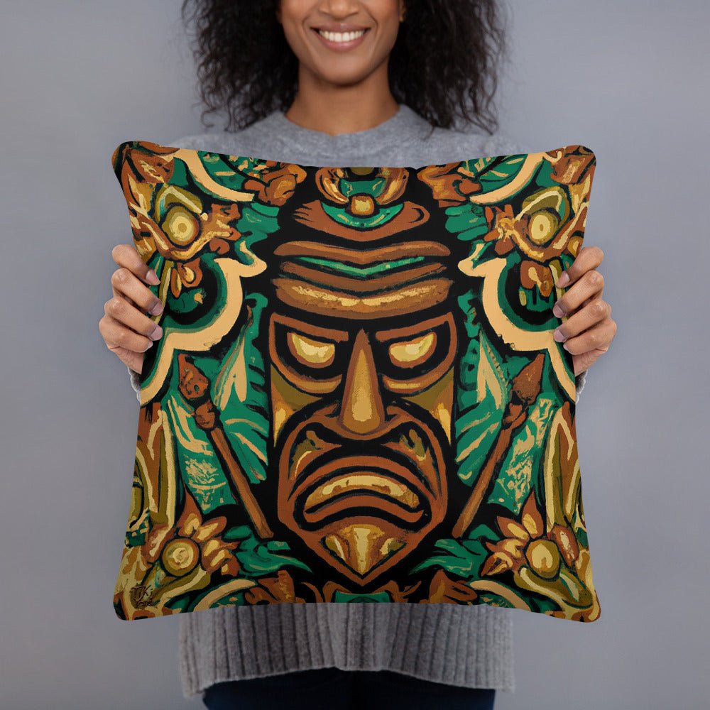 Tiki Revelry - Indoor Throw Pillow - The Tiki Yard - Indoor Throw Pillows