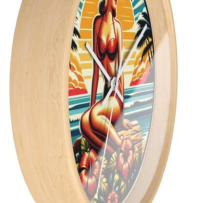 Sunset Dreams - Wall Clock - The Tiki Yard - Wall Clocks