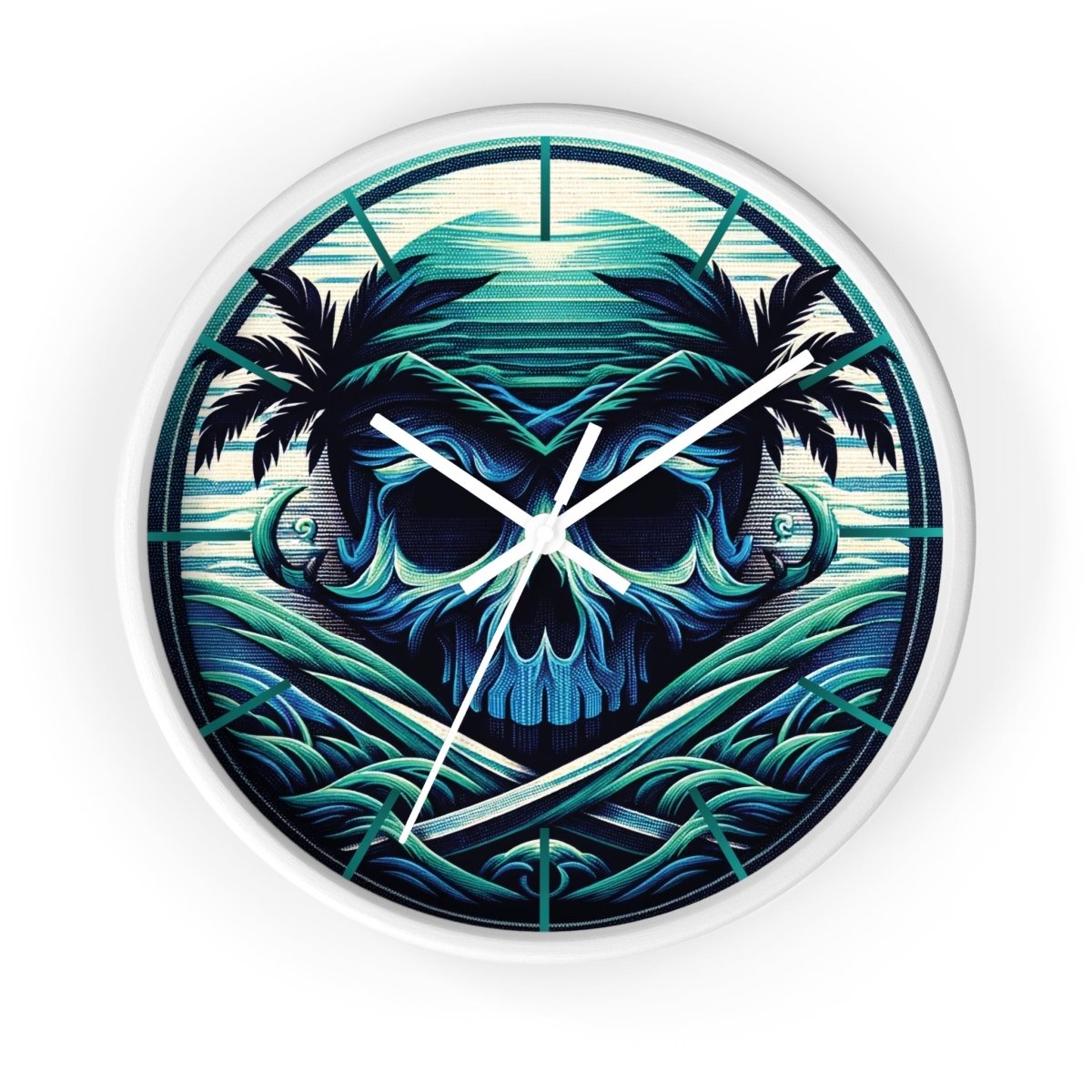 Pacific Phantom - Wall Clock - The Tiki Yard - Wall Clocks